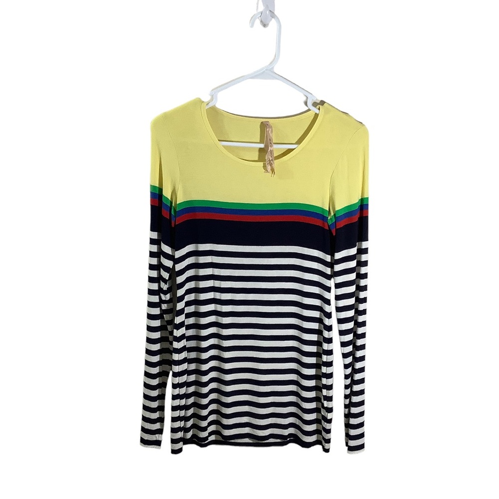 Bailey 44 Multi-Color Striped Long Sleeve Tee